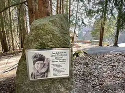Gedenktafel beim Aussichtspunkt Prinzenruh bei Bad Wiessee