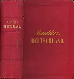 Einband und Titelblatt von Deutschland nebst Theilen der angrenzenden Länder von 1862 (10. Aufl., D 47b)