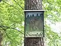 Bärentafel im Forst Friedebach