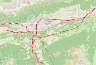 Bahnanlagen im Raum Innsbruck
