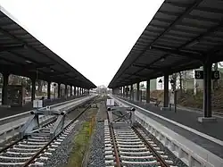 Sanierte und überdachte Bahnsteige 3/4 und 5/6, 2020