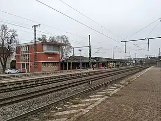 Bahnhof Bretten mit Stellwerk, 2024