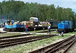 Veranstaltung auf der Kohlenbahn in Haselbach