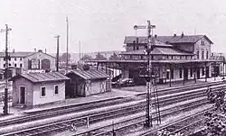 Bahnhof Herlasgrün um 1900