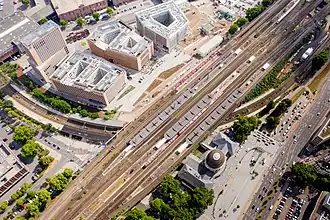 Gesamtansicht Köln Messe/Deutz mit Deutz (tief)