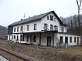 Bahnhof Lauter (Sachsen), ehem. Empfangsgebäude (2016)