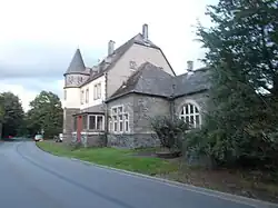 Bahnhof Morbach von Westen aus