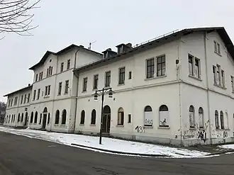 Bahnhof Oelsnitz (Vogtl), Empfangsgebäude (2018)