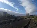 Blick von Gleis 2 auf Gleiskörper, 2020