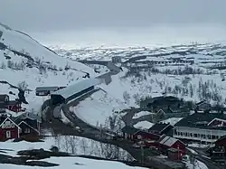 Schneegalerie an der Erzbahn