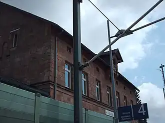 Empfangsgebäude unter Denkmalschutz