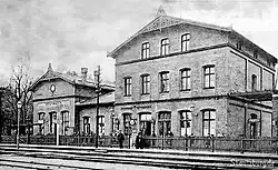 Bahnhofsgebäude Neuenhagen 1903 (Südseite)