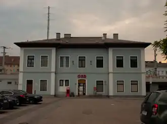 Aufnahmsgebäude von 1858