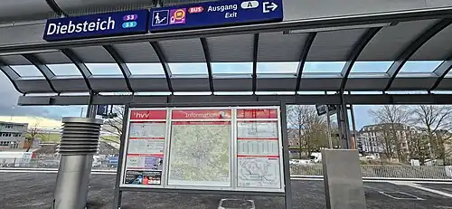 Bahnsteiginformation