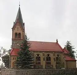 Die Pfarrkirche in Bajtkowo