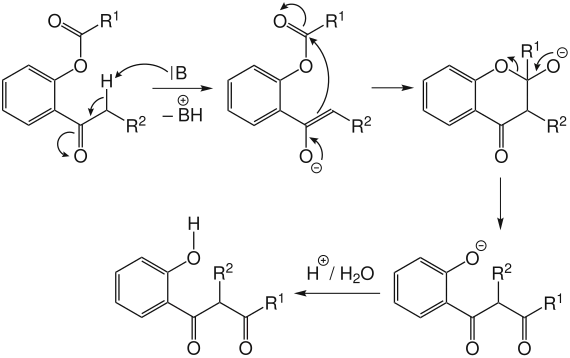 Mechanismus der Baker-Venkataraman-Umlagerung