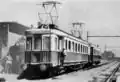 Ein Elektrozug beim Rangieren 1933 auf der Linie Baku&nbsp;– Sabunçu