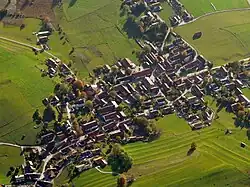 Aidling von oben aus dem Ballon (Oktober 2012)