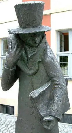 Hoffmann-Skulptur in Bamberg (Vorderseite)