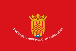 Flagge der Provinz Tarragona