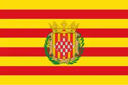 Flagge der Provinz Girona