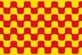 Fahne der Stadt Tarragona (nicht anerkannt durch die Generalitat de Catalunya)