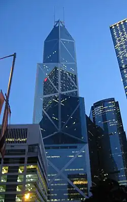 Bank of China Tower bei Nacht
