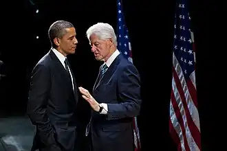 Barack Obama und Bill Clinton