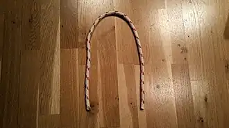 Die Bucht bezeichnet einen Bogen oder Kurve in einem Seil.