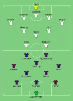 Aufstellung FC Barcelona gegen Werder Bremen