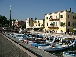 Promenade und Hafen in Bardolino, 2005