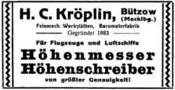 Annonce für Höhenmesser