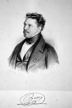 Bartolomeo Bosco, Lithographie von Gabriel Decker, 1845