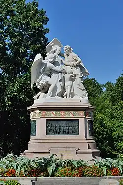Das Strassburger Denkmal von Frédéric-Auguste Bartholdi (1834–1904) steht in Basel auf dem Centralbahnplatz beim Bahnhof Basel SBB und erinnert an den Deutsch-Französischen Krieg. Das von Frédéric Auguste Bartholdi 1895 geschaffene Denkmal wurde vom französischen Baron Hervé de Gruyer gestiftet, als Dank für die Schweizer Hilfe für die Bewohner des im Deutsch-Französischen Krieg schwer beschossenen Strassburg. Der Schutzgeist Strassburgs übergibt die als Frau personifizierte Stadt (Mitte) der Obhut Helvetias, der Allegorie der Schweiz. Das weinende Kind steht für die Leiden der Zivilbevölkerung.