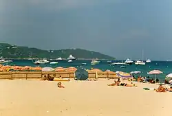 Der Strand Pampelonne bei Saint-Tropez