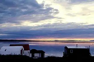 Abendstimmung am Kiluhiqtuq (vormals Bathurst Inlet)