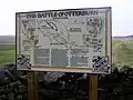 Schautafel der Schlacht von Otterburn