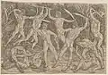 Antonio del Pollaiuolo, Battle of the Nudes, 1470–1480, Kupferstich, 42 × 60,4 cm, Cleveland Museum of Art, Ident.Nr. 1967.127, Cleveland