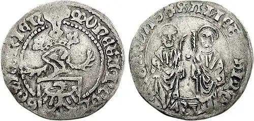 Goslarer Bauerngroschen von etwa 1477/1481