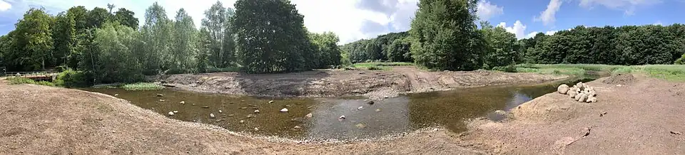 Stand der Baumaßnahmen im Bereich Riesebusch im Juni 2022.[11]