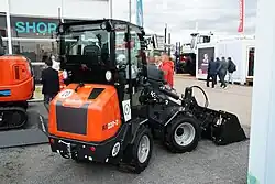 Elektrischer Radlader RT220-2e von Kubota auf der Bauma 2022