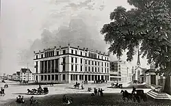 Das Baur en Ville im Eröffnungsjahr 1838