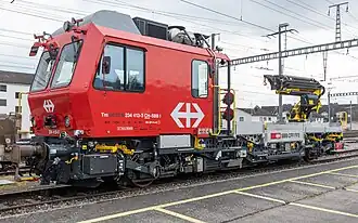 Baudiensttraktor Tm 234 413 der SBB Infrastruktur