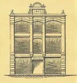 Bauzeichnung Vorderansicht