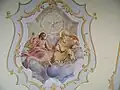 Gemälde der Heiligen Dreifaltigkeit an der Langhausdecke