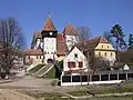 Kirchenburg und Pfarrhaus in Bazna (2008)