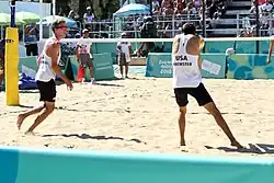 Newberry/Sparks vor dem Bronzemedaillenspiel / Brewster/Schwengel im Viertelfinale