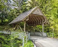 Beaucu-Brücke über den Rio de Momont