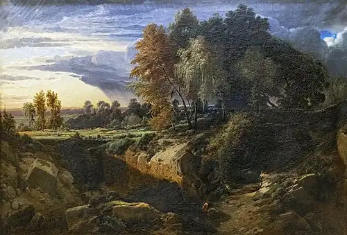 Louis-Auguste Lapito, Landschaft (1855).