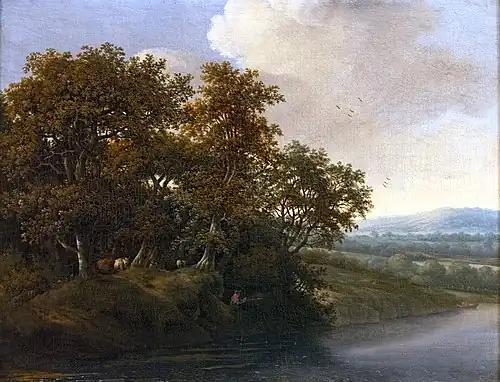Jan Lagoor, Bewaldete Landschaft.